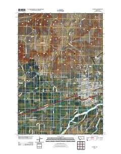 Laurel 2011 topographic map thumbnail