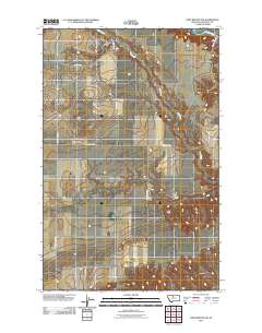 Fort Benton NW 2011 topographic map thumbnail