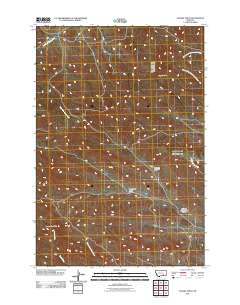 Chalky Point 2011 topographic map thumbnail