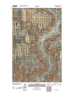 Chapman 2011 topographic map thumbnail