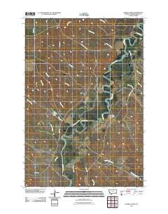 Hawkey Creek 2011 topographic map thumbnail