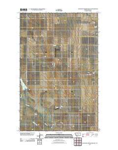 McKinnsey Reservoir East 2011 topographic map preview