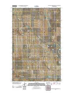 McKinnsey Reservoir West 2011 topographic map thumbnail