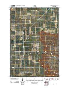 Hay Basin South 2011 topographic map thumbnail