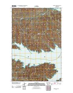 Harper Camp 2011 topographic map thumbnail