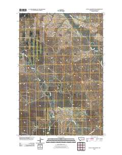 Little Chalk Butte 2011 topographic map thumbnail