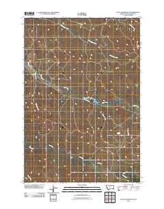 Little Pilgrim Butte 2011 topographic map thumbnail