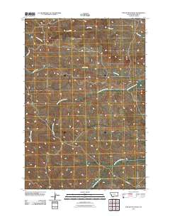 Pine Butte School 2011 topographic map thumbnail