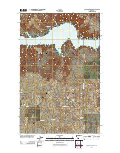 Pondera School 2011 topographic map thumbnail