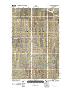 Sagebrush Coulee 2011 topographic map thumbnail