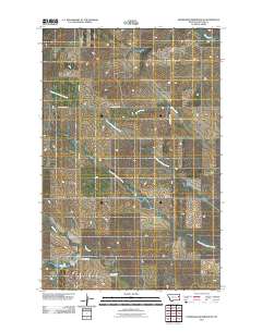 Hudiburgh Reservoir SE 2011 topographic map thumbnail
