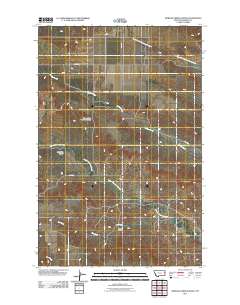 Morgan Creek School 2011 topographic map thumbnail