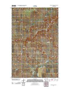 Poplar Coulee 2011 topographic map thumbnail
