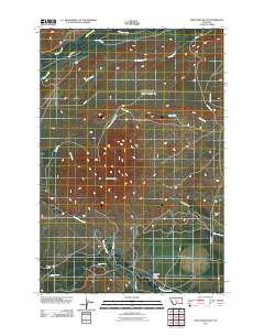 Porcupine Butte 2011 topographic map thumbnail