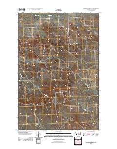 Guthridge Ranch 2011 topographic map thumbnail