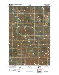 Piney Butte 2011 topographic map thumbnail