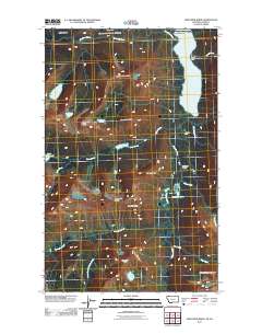 Porcupine Ridge 2011 topographic map thumbnail