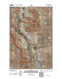 Hagen Ranch 2011 topographic map thumbnail