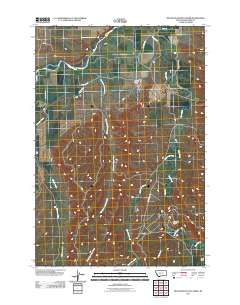 Mountain Pocket Creek 2011 topographic map thumbnail