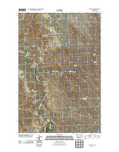 Mosby SE 2011 topographic map thumbnail