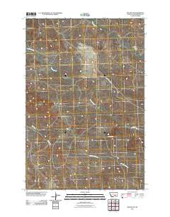 Mud Butte 2011 topographic map thumbnail