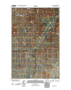 Ryan Butte 2011 topographic map thumbnail