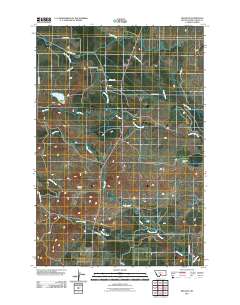 Melville 2011 topographic map thumbnail