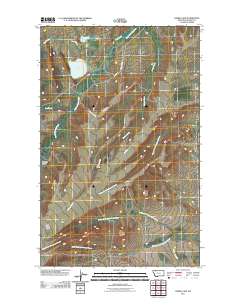 Horse Lake 2011 topographic map thumbnail