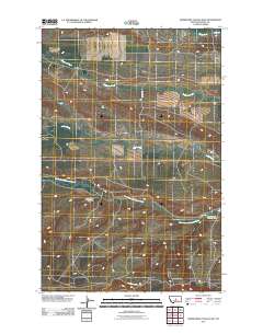 Horsethief Coulee East 2011 topographic map thumbnail