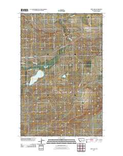 Kipp Lake 2011 topographic map thumbnail