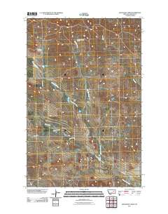 Moonlight Creek 2011 topographic map thumbnail