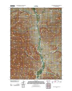 Rock Island Ranch 2011 topographic map thumbnail