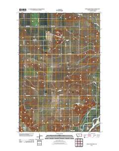 Knife River Mine 2011 topographic map thumbnail