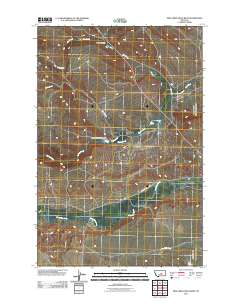 Pike Creek Hills West 2011 topographic map thumbnail