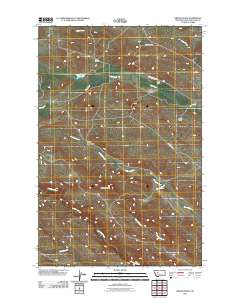 Krone Ranch 2011 topographic map thumbnail