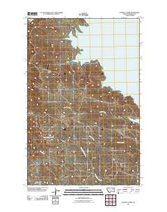 Norville Creek 2011 topographic map thumbnail
