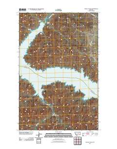 Wolfe Coulee 2011 topographic map thumbnail