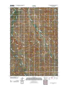 Rattlesnake Ridge 2011 topographic map thumbnail