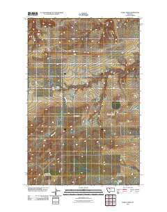 Uphill Creek 2011 topographic map thumbnail