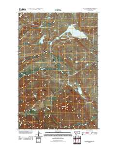 Nilan Reservoir 2011 topographic map thumbnail