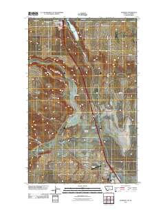 Sunburst 2011 topographic map thumbnail