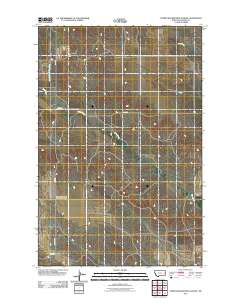 Upper Cracker Box School 2011 topographic map thumbnail