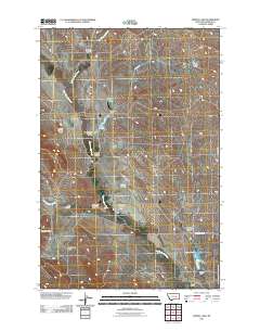 Zempel Lake 2011 topographic map thumbnail