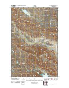 Whitcomb Lake 2011 topographic map thumbnail
