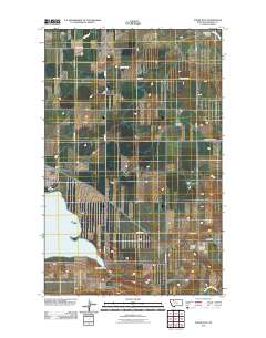 Valier East 2011 topographic map thumbnail