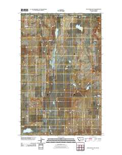 Willshaw Flats 2011 topographic map thumbnail
