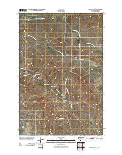 North Coulee 2011 topographic map thumbnail