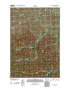 Thompson Creek 2011 topographic map thumbnail