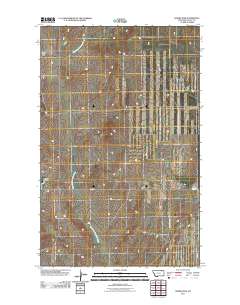 Wards Dam 2011 topographic map thumbnail