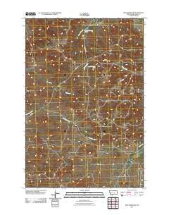 Iron Spring SW 2011 topographic map thumbnail